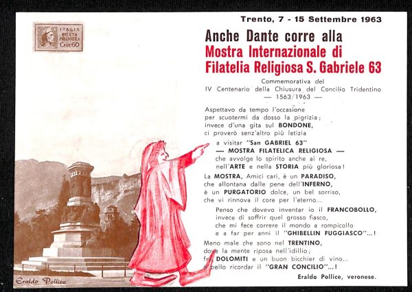 ab5487 - CARTOLINA  D'EPOCA - Trento Città : MOSTRA INTERNAZIONALE