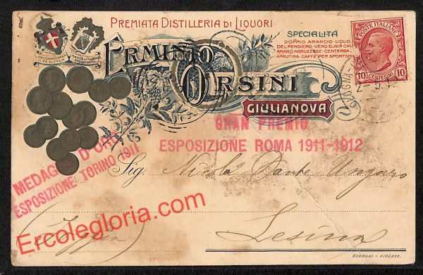 ai7512 - STORIA POSTALE - Teramo Provincia - Giulianova