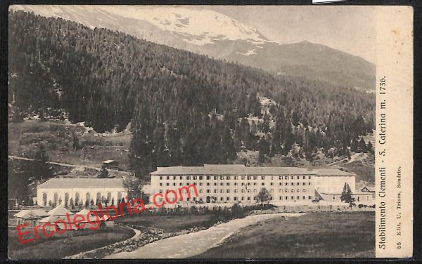 ai7168 - CARTOLINA D' EPOCA - Sondrio Provincia - Santa Caterina - Valfurva