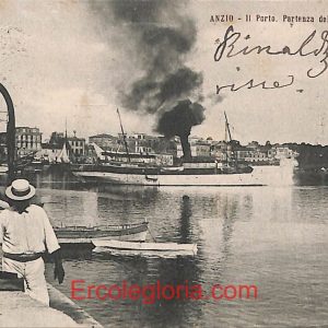 ad8045 - CARTOLINA D'EPOCA - Roma Provincia - ANZIO  1907