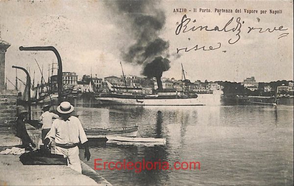 ad8045 - CARTOLINA D'EPOCA - Roma Provincia - ANZIO  1907