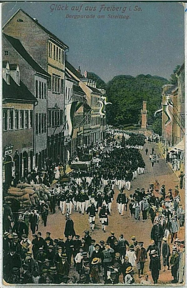 33621 - Ansichtskarten VINTAGE POSTCARD: GERMANY Deutschland -  Freiberg GRUSS