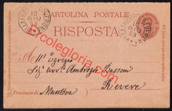 ae3389 - CARTOLINA  D'EPOCA - Verona Provincia - Villafranca