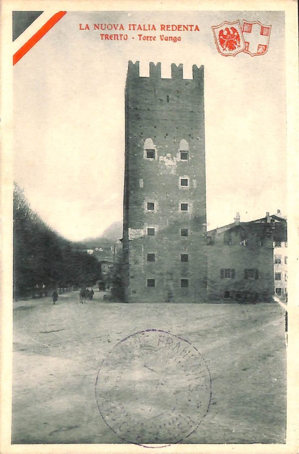 ab5498 - CARTOLINA  D'EPOCA - Trento Città : TORRE VANGA