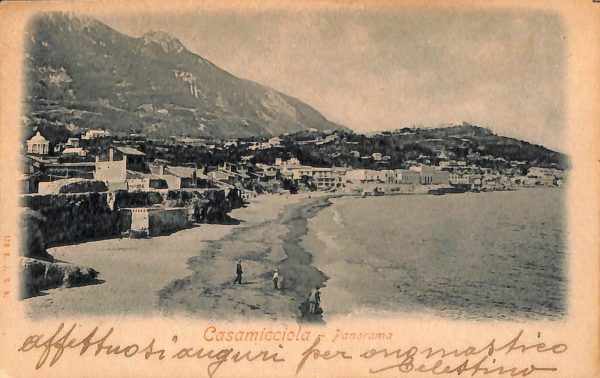 ab8231 - CARTOLINA  D'EPOCA - Napoli  Provincia  - CASAMICCIOLA  1902