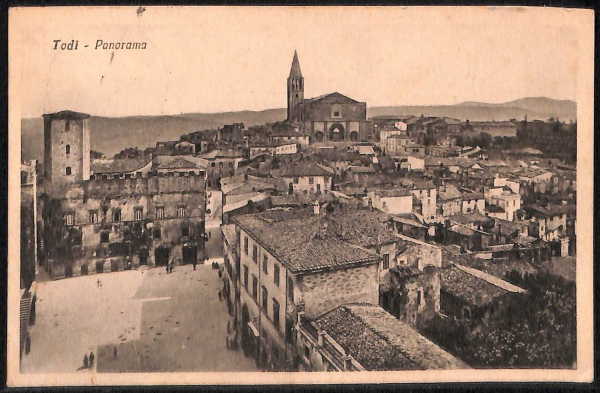 ac3042 - CARTOLINA  D'EPOCA - Perugia Provincia - TODI