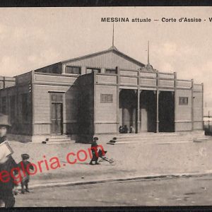 ag8583 - CARTOLINA D'EPOCA - Messina Città - Corte d' Assise
