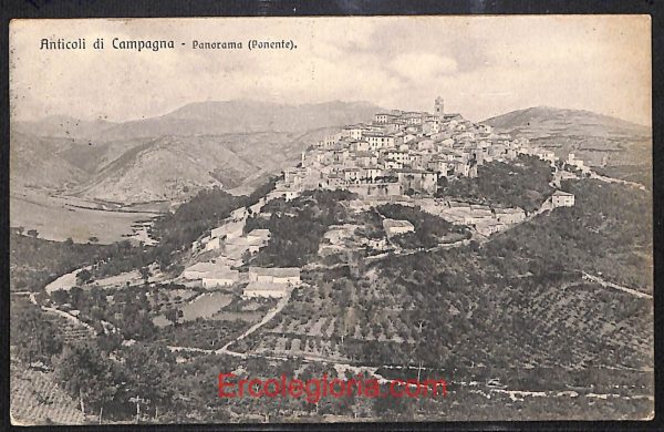 ad8050 - CARTOLINA D'EPOCA - Roma Provincia - ANTICOLI di CAMPAGNA  1908
