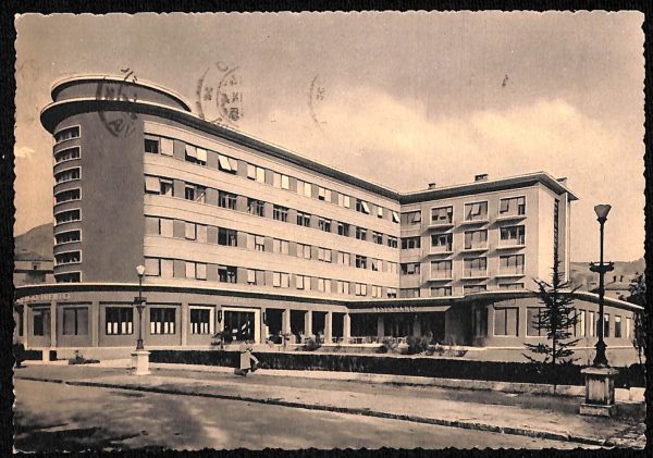ab5500 - CARTOLINA  D'EPOCA - Trento Città : GRANDE ALBERGO IN PIAZZA DANTE