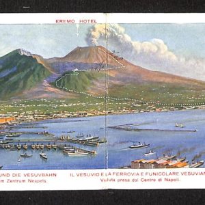 ag9664 - CARTOLINE D'EPOCA DOPPIA - Napoli Città - Panorama