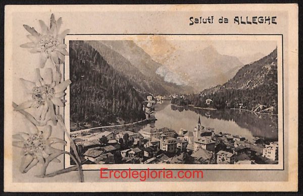 ae1070 - CARTOLINA  D'EPOCA - Belluno Provincia - Alleghe  1933
