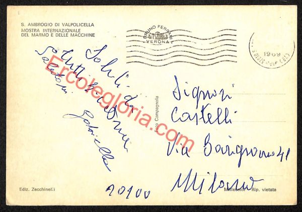 ae3382 - CARTOLINA  D'EPOCA - Verona Provincia - Valpolicella - immagine 2