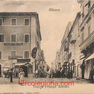 ad8061 - CARTOLINA D'EPOCA - Roma Provincia - ALBANO  1906