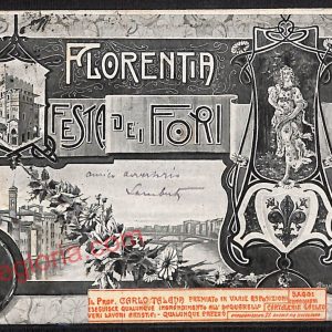 ae7388 - CARTOLINA D'EPOCA - Firenze Città - Festa dei Fiori  1905