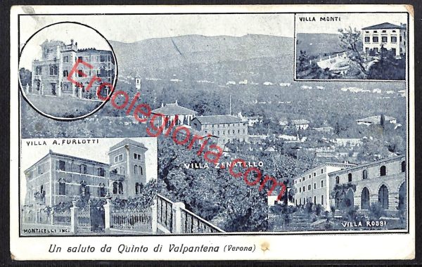 ae3388 - CARTOLINA  D'EPOCA - Verona Provincia - Valpantena  1915