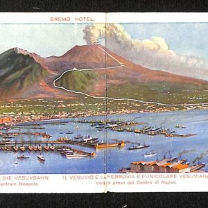 ag9666 - CARTOLINE D'EPOCA DOPPIA - Napoli Città - Panorama