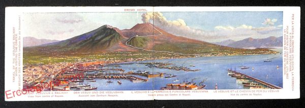 ag9666 - CARTOLINE D'EPOCA DOPPIA - Napoli Città - Panorama
