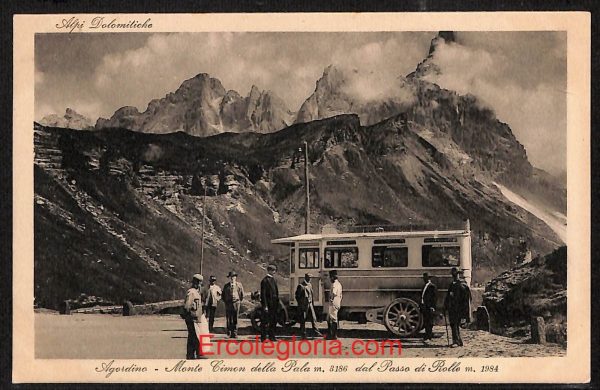 ae1083 - CARTOLINA  D'EPOCA - Belluno Provincia - Agordino
