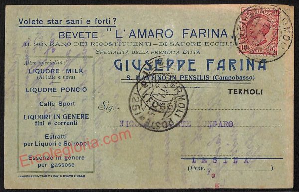 ae4569 - CARTOLINA D'EPOCA - Campobasso Provincia - San Martino in Pensilis