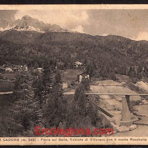 ae1085 - CARTOLINA  D'EPOCA - Belluno Provincia - Borca di Cadore