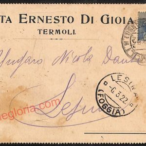 ae4572 - CARTOLINA D'EPOCA - Campobasso Provincia - Termoli