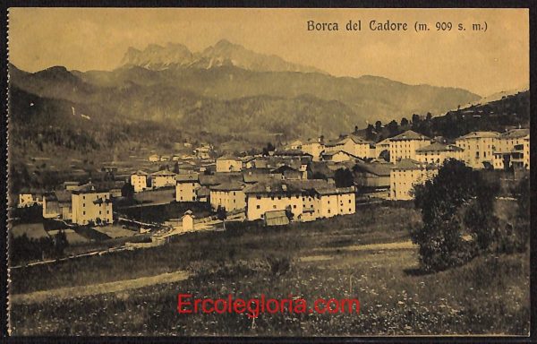 ae1088 - CARTOLINA  D'EPOCA - Belluno Provincia - Borca di Cadore