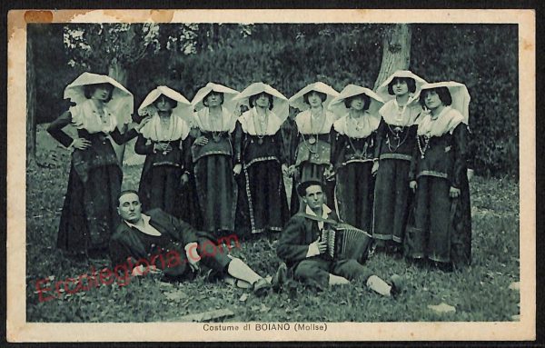 ae4576 - CARTOLINA D'EPOCA - Campobasso Provincia - Costume di Boiano