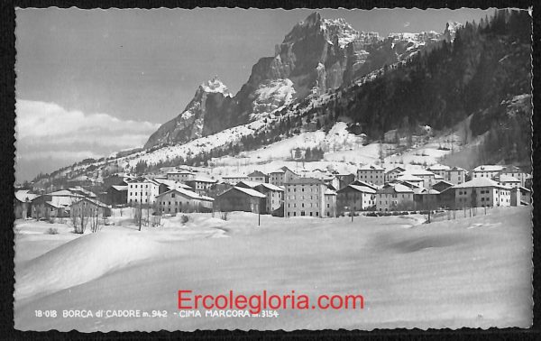 ae1090 - CARTOLINA  D'EPOCA - Belluno Provincia - Borca di Cadore