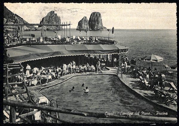 ab8260 - CARTOLINA  D'EPOCA - Napoli  Provincia  - CAPRI  1955