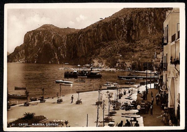 ab8261 - CARTOLINA  D'EPOCA - Napoli  Provincia  - CAPRI