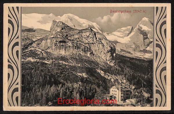 ae1091 - CARTOLINA  D'EPOCA - Belluno Provincia - Bambergerhaus