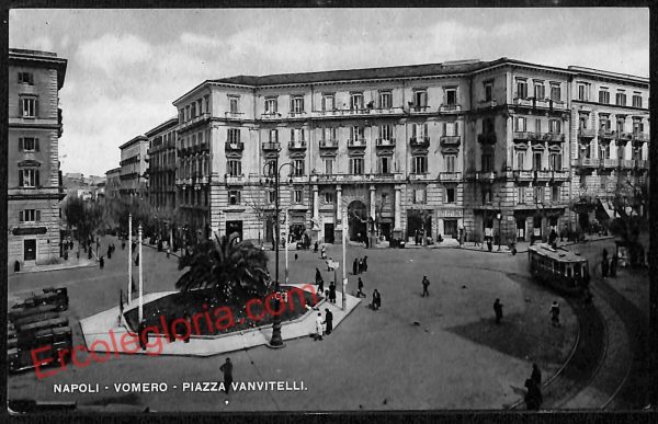 ag9794 - CARTOLINE D'EPOCA - Napoli Citta - Piazza Vanvitelli