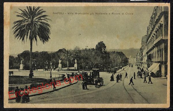 ag9796 - CARTOLINE D'EPOCA - Napoli Citta - Riviera di Chiaia