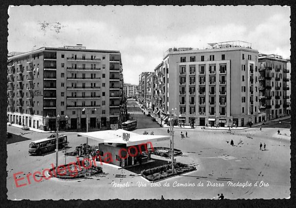 ag9799 - CARTOLINE D'EPOCA - Napoli Citta - Piazza Medaglie d' Oro