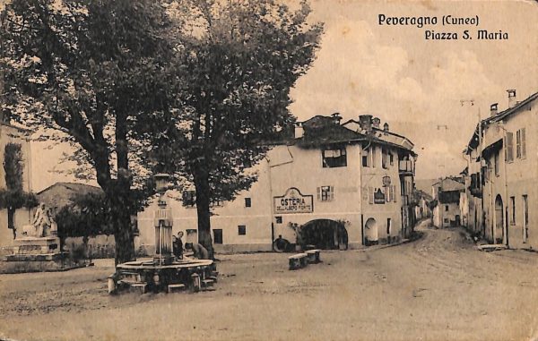 ab4675 -  CARTOLINA  D'EPOCA -  Cuneo Provincia -  PEVERAGNO 1938