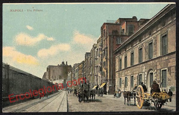 ag9800 - CARTOLINE D'EPOCA - Napoli Citta - Via Piliero