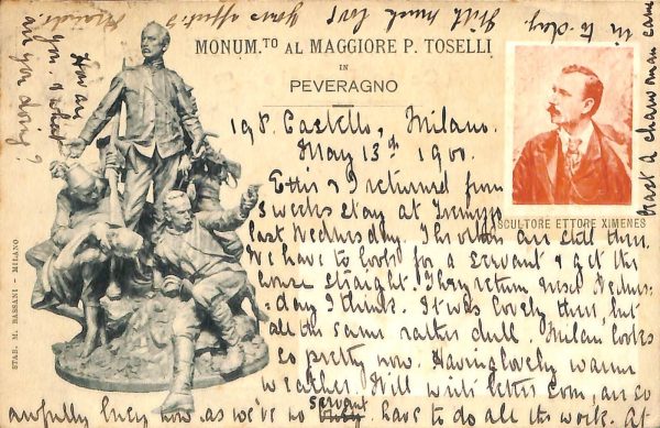 ab4676 -  CARTOLINA  D'EPOCA -  Cuneo Provincia -  PEVERAGNO