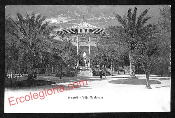ag9804 - CARTOLINE D'EPOCA - Napoli Citta - Villa Nazionale