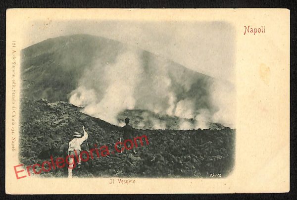 ag9806 - CARTOLINE D'EPOCA - Napoli Citta - Il Vesuvio