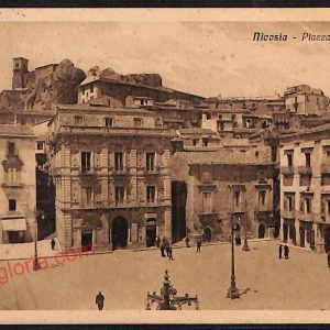 ae4582 - CARTOLINA D'EPOCA - Enna Provincia - Nicosia  1931