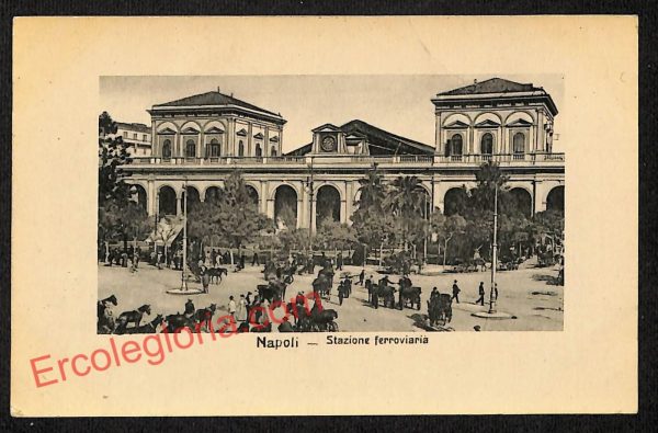 ag9811 - CARTOLINE D'EPOCA - Napoli Citta - Stazione ferroviaria