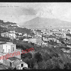 ag9812 - CARTOLINE D'EPOCA - Napoli Citta - Panorama da Via Tasso