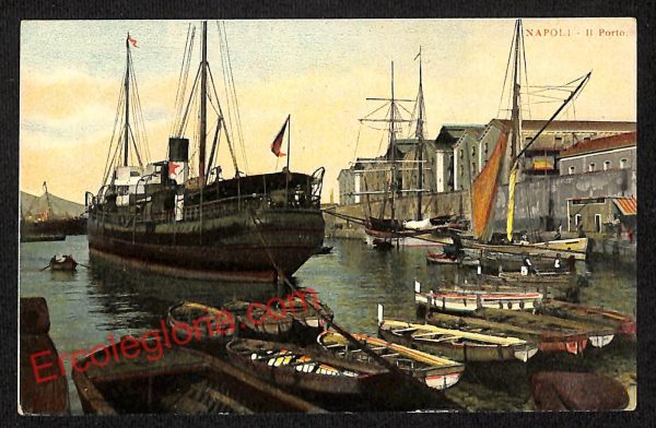 ag9813 - CARTOLINE D'EPOCA - Napoli Citta - Il Porto