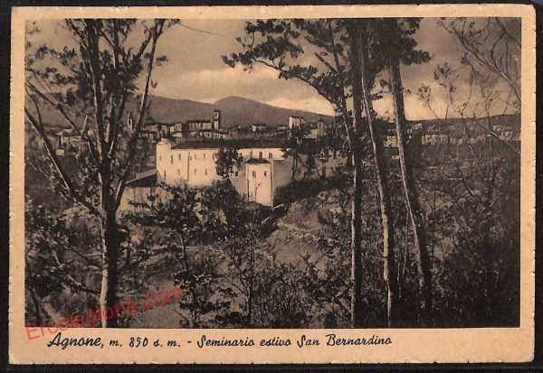 ae4586 - CARTOLINA D'EPOCA - Isernia Provincia - Agnone  1941