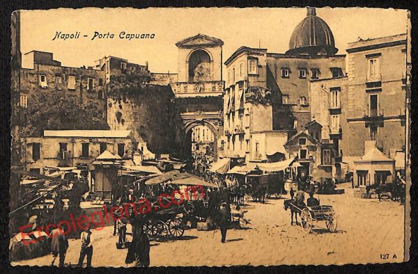 ag9817 - CARTOLINE D'EPOCA - Napoli Citta - Porta Capuana