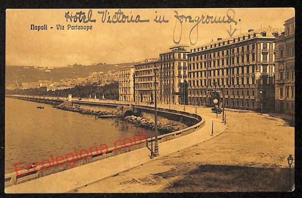 ag9819 - CARTOLINE D'EPOCA - Napoli Citta - Via Partenope