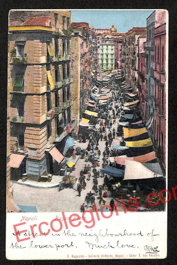 ag9823 - CARTOLINE D'EPOCA - Napoli Citta - Basso Porto