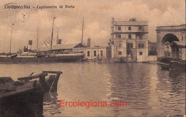 ad8136 - CARTOLINA D'EPOCA - Roma Provincia - Civitavecchia  1912