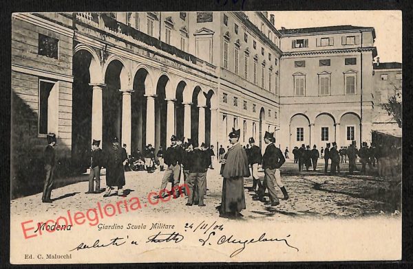 ag9430 - CARTOLINA D'EPOCA - Modena Città - Scuola Militare