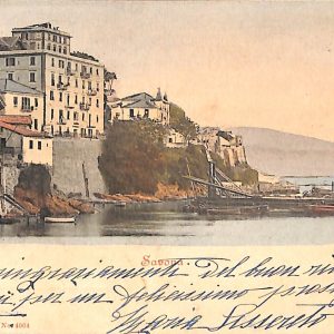 ab6988 -  CARTOLINA  D'EPOCA - Savona Città - Il Porto